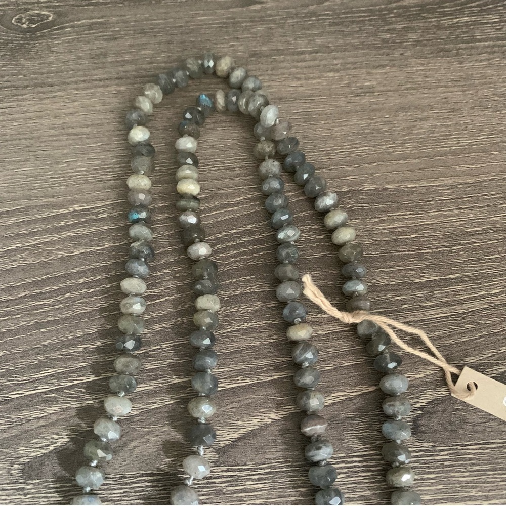 Chan Luu Faceted Beaded Labradorite Necklace 38” - Picture 4 of 5